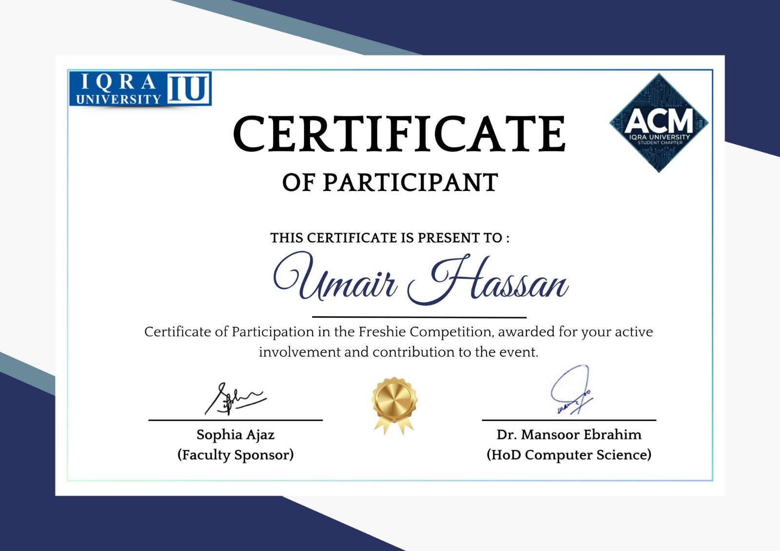IU ACM Freshies Coding Competition